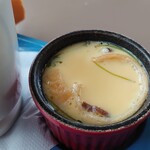 グレコ珈琲店 - モーニングサービスの茶碗蒸し
すが入って見た目は悪いけど美味しい