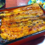 池川 - 料理写真:鰻重　¥4,300  40分待った甲斐がありました。
ふわりとした食感とあっさりした脂は絶品
