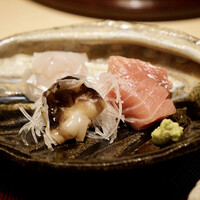 京味 もと井 - 鳥貝　本鮪　こち