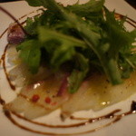 猿猴橋　タヴェルナ　たまい　 - 鯛のカルパッチョ