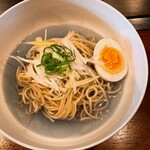 鉄板料理　丈 - 青いらうめん
      試作中