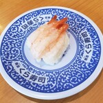 無添 くら寿司 - 倍盛り甘えび 　110円