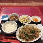 山西亭 - 2020/12 レバニラ炒め定食