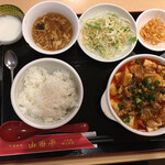 山西亭 - 2019/10 麻婆豆腐定食