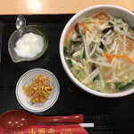 山西亭 - 2019/10 五目野菜刀削麺単品(700)