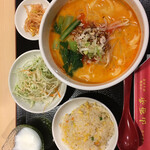 山西亭 - 2019/7 坦々刀削麺セット