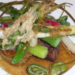 ラ・リューン - 馬肉のヒレのポワレ、生姜ワインビネガーは新しい美味