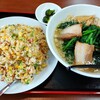 鴻運来 - 『 刀削麺セット 』「 叉焼刀削麺 ＋ 炒飯 」  1080円 （ 税込 ）