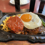 くいしんぼステ－キハウス - 日替わり目玉焼きトッピング