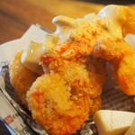 ワイマーケットブルーイングキッチン - 日替わりおつまみ5種盛り（小海老のフライ）