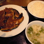 万豚記 - マーボー茄子定食（￥７８０）