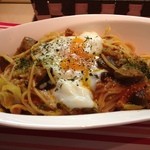 つみき - きまぐれパスタ（ミートソース温玉添え）