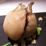 レフェルヴェソンス - 丸ごと火入れした蕪とイタリアンパセリのエミュルション　ハモンイベリコ＆ブリオッシュ