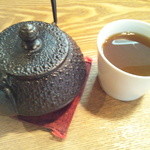 蕎麦ひら井 - 全部飲んじゃった蕎麦湯