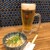肉汁餃子と190円レモンサワー しんちゃん - 生ビールとお通し
