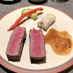 焼肉 思食 - シャトーブリアンの食べ比べ