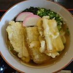 手打ちそば・うどん  田舎茶屋 - ごぼう天うどん