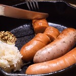 Assortment of 3 types of extra-thick sausages