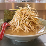 ラーメンショップ椿 - ダブルネギラーメン　麺半分　硬め、無し、薄め