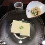 茶房「半兵衛」 - 湯葉豆腐　酢の物　しぐれ煮