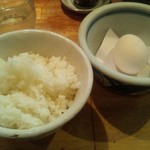 こうかいぼう - ラーメンセット・ゴハン・生卵