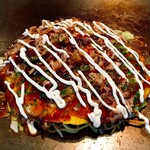 Okonomiyaki Nomura - 広島風お好み焼き豚チーズそば