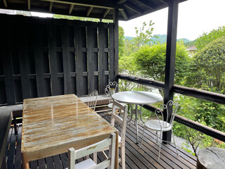 오시다테 사보우 - 테라스 좌석