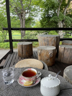 오시다테 사보우 - 테라스 좌석