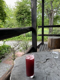 Oshidate Sabou - 越橘果汁