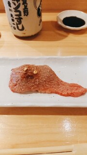 Chanko Sushi Uda - 伊賀牛炙り　絶品そしてデカイ