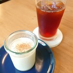 CAFE D-13、ときどき五味食堂 - チャイプリン＋エチオピア(アイス)
