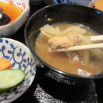 和菜 しば田 - ぬか漬け、あら汁