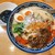 ラーメン ソレナリ - 冷やし白黒坦々麺（大盛り） + 味玉