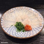 味の店 いわし - 鱈の薄造り