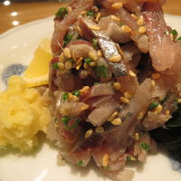 新宿割烹 中嶋 - 鰯 刺身定食2