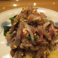 新宿割烹 中嶋 - 鰯 刺身定食1