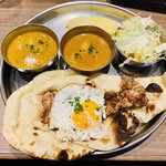 タンドール料理ひつじや - ケイジャンチキンカレーセット