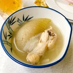 ゆたか食堂 - 手羽玉葱200円