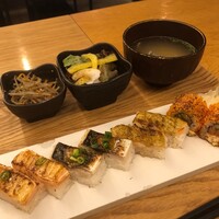 KINKA sushi bar izakaya 渋谷 - アブリシャス8貫 定食