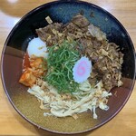 河内の中華そば 醤 - 鶏油まぜそば¥1050