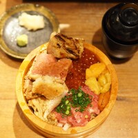 焼うお いし川 - 築地最強の炙り丼