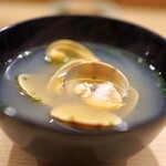 日本橋蛎殻町 すぎた - アサりの味噌汁