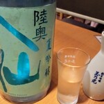 JAPANESE DINING 一 - 日本酒3杯目は久しぶりな陸奥八仙の爽やか夏酒！