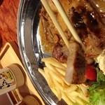 かつはな亭 - 事故でも起きたのか…冷え切ったポークソテーが…涙…