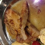 かつはな亭 - 事故でも起きたのか…冷え切ったポークソテーが…涙…