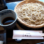 すみくら - 「そばセット」（1,200円）。もり（またはかけ）そば、そば豆腐、ガレット、鴨焼きという内容。