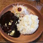 びっくりドンキー - 黒デミバーグディッシュ