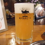 沢内甚句 - 銀河高原ビールのヴァイツェンはフルーティーな味わい