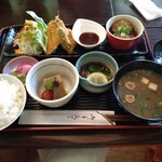 Cafe Suimei - 気まぐれランチ　いわしのフライ他　1000円