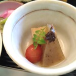 Cafe Suimei - 小鉢　冷たいおでん　プチトマトのおでん特に美味